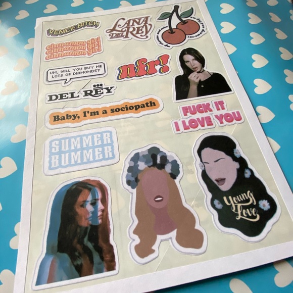 Lana Del Rey Stickers - Picture 5 of 12